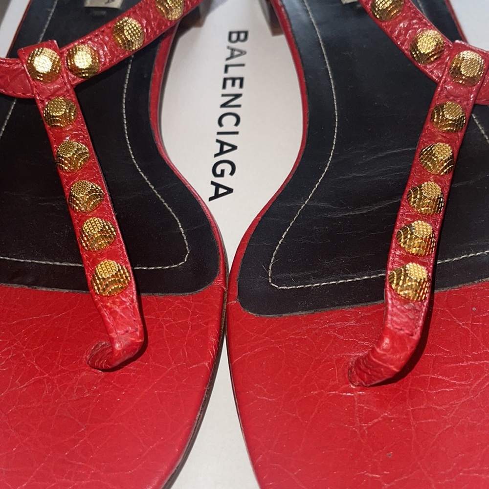 Balenciaga red women sandals - Picture 3 of 7